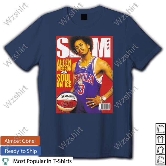 Jason Kelce Wearing Slam Allen Iverson Shirt Jason Kelce Wearing Slam Allen Iverson Shirt