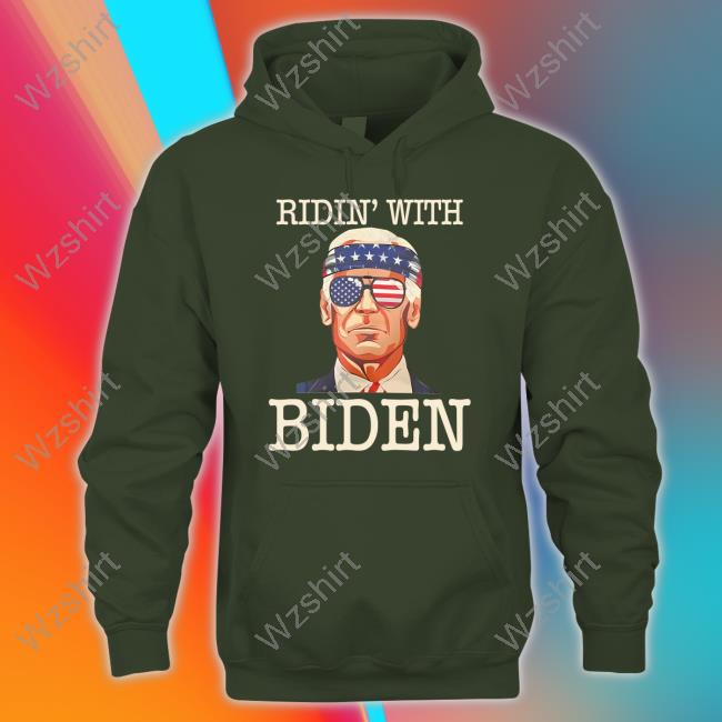 Official Chris Mowrey Ridin' With Biden T Shirt Official Chris Mowrey Ridin' With Biden T Shirt