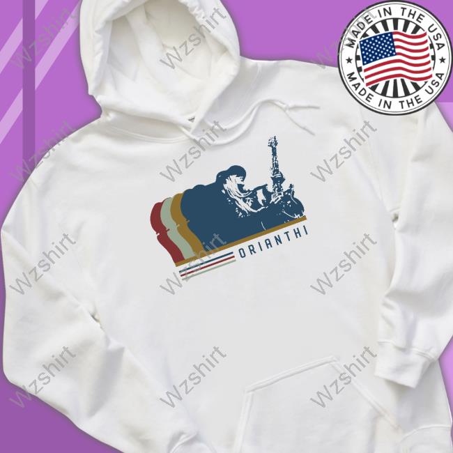 Official Orianthi Blue Silhouette Tee Official Orianthi Blue Silhouette Tee