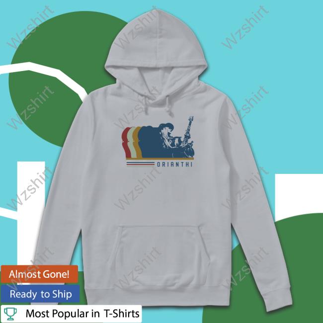 Official Orianthi Blue Silhouette Tee Official Orianthi Blue Silhouette Tee