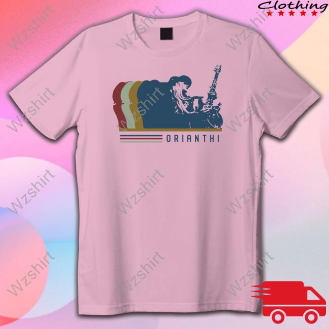 Official Orianthi Blue Silhouette Tee Official Orianthi Blue Silhouette Tee