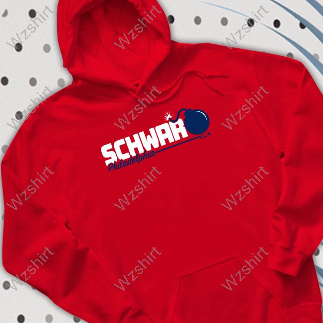 Official Breakingt Kyle Schwarber Schwarbomb Logo Hoodie Official Breakingt Kyle Schwarber Schwarbomb Logo Hoodie