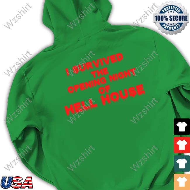 Official Razors Merch Hotel Abaddon Souvenir I Survived The Opening Night Of Hell House Shirt Official Razors Merch Hotel Abaddon Souvenir I Survived The Opening Night Of Hell House Shirt