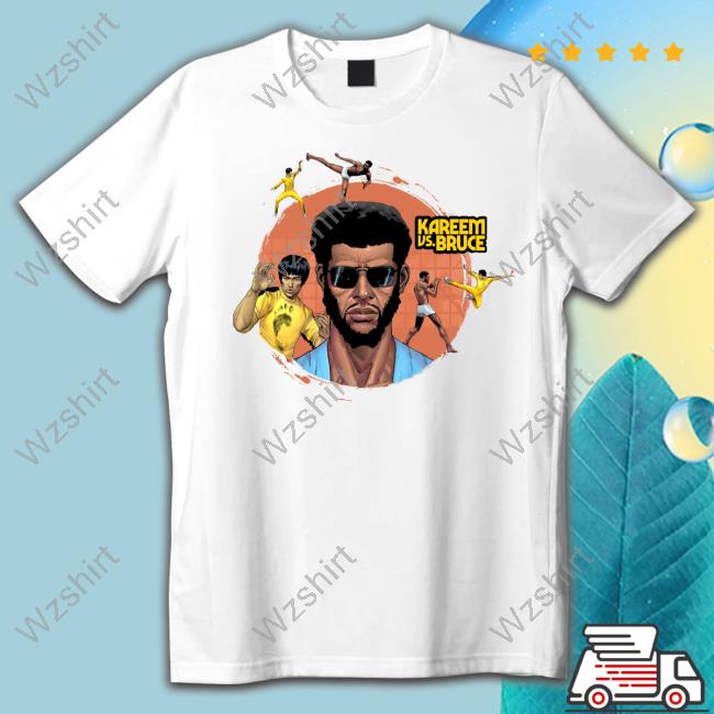 Kareem Abdul-Jabbar Kareem vs. Bruce Circle Crewneck Sweatshirt Kareem Abdul-Jabbar Kareem vs. Bruce Circle Crewneck Sweatshirt