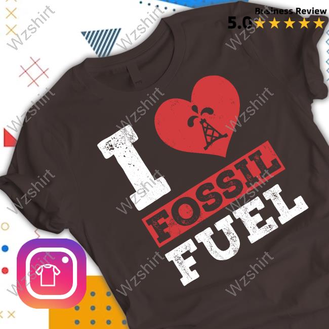 Official I Love Fossil Fuels Hoodie Official I Love Fossil Fuels Hoodie