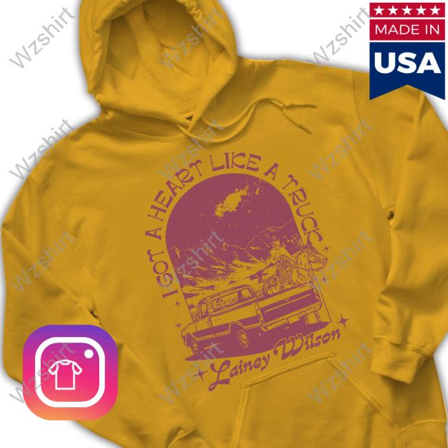 Lainey Wilson Merch I Got A Heart Like A Truck Natural Tee Lainey Wilson Merch I Got A Heart Like A Truck Natural Tee