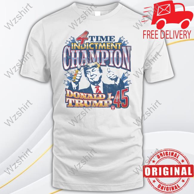 Official The Officer Tatum 4 Time Indictment Champion Donald J.Trump 45 Shirt Official The Officer Tatum 4 Time Indictment Champion Donald J.Trump 45 Shirt