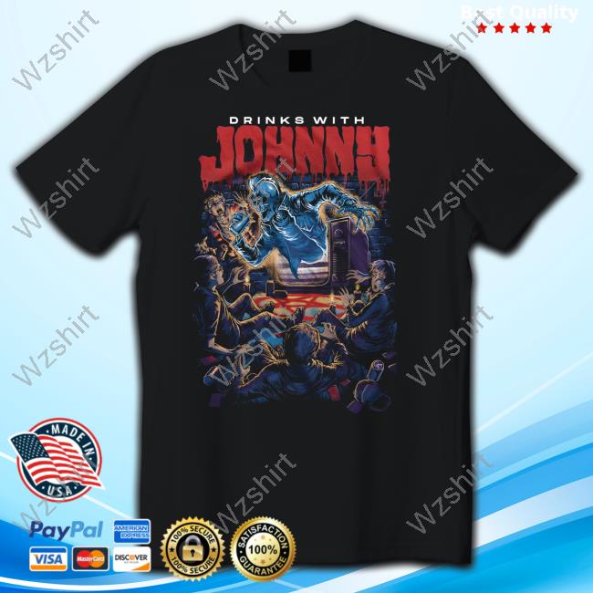 Official Avenged Sevenfold Merch Drinks With Johnny The Summoning Tee Official Avenged Sevenfold Merch Drinks With Johnny The Summoning Tee