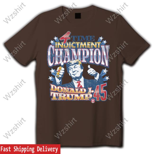 Official The Officer Tatum 4 Time Indictment Champion Donald J.Trump 45 Shirt Official The Officer Tatum 4 Time Indictment Champion Donald J.Trump 45 Shirt