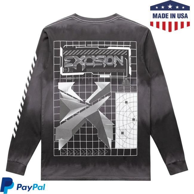 Official Excision Merch Rumble Tie Dye Longsleeve Black/Grey Tie-Dye Official Excision Merch Rumble Tie Dye Longsleeve Black/Grey Tie-Dye