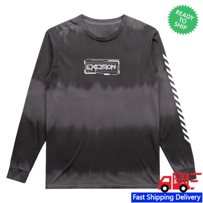 Official Excision Merch Rumble Tie Dye Longsleeve Black/Grey Tie-Dye Official Excision Merch Rumble Tie Dye Longsleeve Black/Grey Tie-Dye