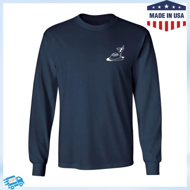 Alison Roman Merch Nothing Fancy Navy Long Sleeve Shirt Alison Roman Merch Nothing Fancy Navy Long Sleeve Shirt