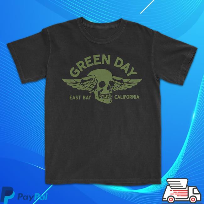 Official Green Day Merch Store Shop Green Day Winged Skull Tee GreenDay Official Green Day Merch Store Shop Green Day Winged Skull Tee GreenDay